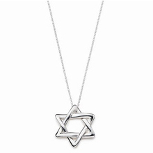 Un nuevo especial de artículos de plata comercio exterior] [TIFFANY Silver Star Mountain hexagonal \ gran estrella de cinco puntas collar