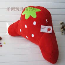 MotherGarden 可爱草莓腰枕 办公腰靠 靠垫 汽车腰垫 沙发靠垫