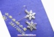 银色雪花耳环GH03015