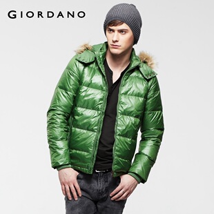 2012 Giordano jacket men's high quality detachable Cap Teflon down jacket 01071592