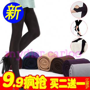  秋冬新款显瘦冬款女士加厚加绒秋装大码保暖裤九分裤女秋款打底裤