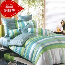 2011 全棉居家床上用品 贡缎活性印花四件套 专柜正品 莱茵河畔