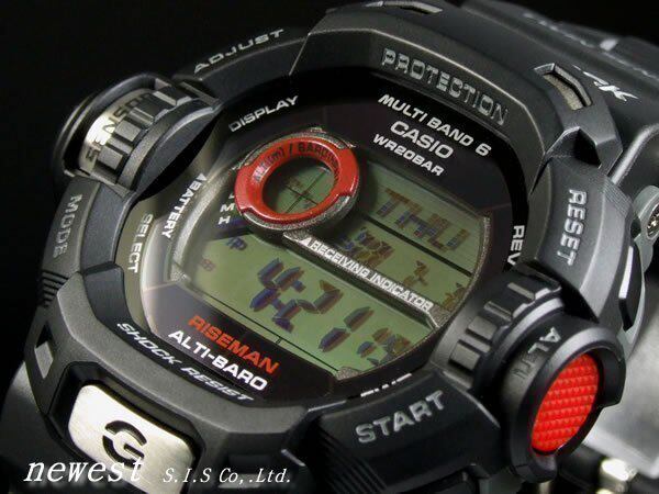 【上海实体店】卡西欧 G-SHOCK六局电波表GW-9200-1DR 现货 促销