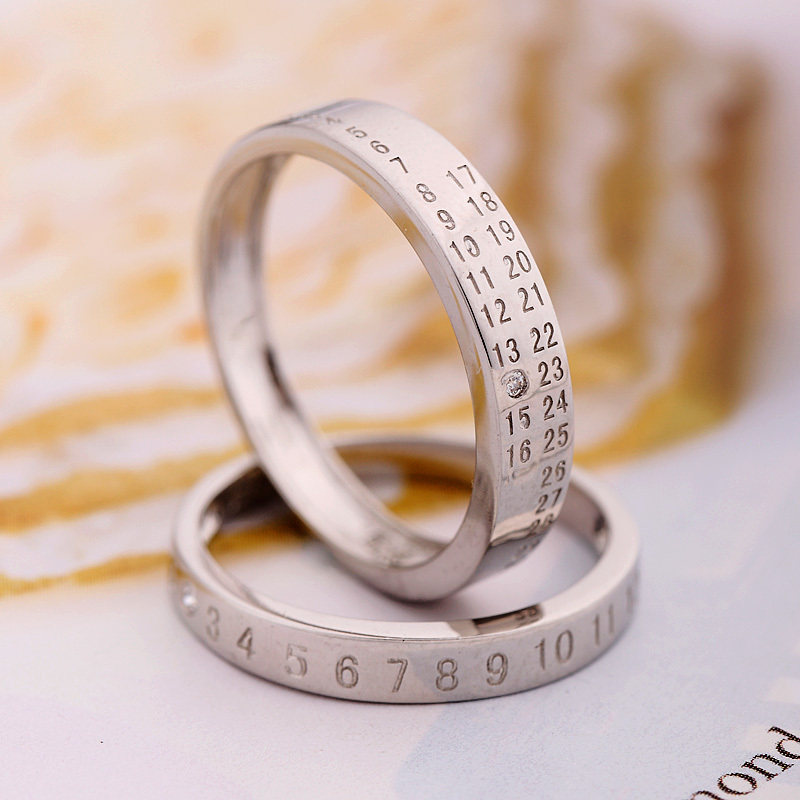 正品银时代 925纯银 情侣<em>对戒</em> <em>指环</em> 男女 幸福纪