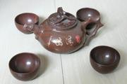 纯天然木鱼石茶具，茶杯茶壶茶盘，套装茶具套装