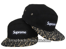 街头霸王豹纹supreme snapback嘻哈街舞帽自由调扣帽 bboy棒球帽