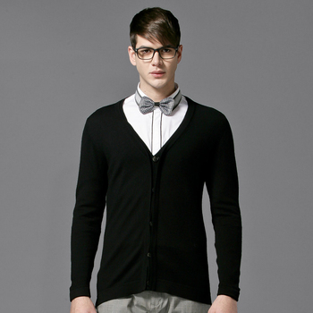 针织<em>开衫搭配</em>_GXG专柜正品新款 <em>男士</em>时尚V领