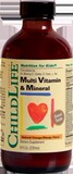 送量杯！美国ChildLife 儿童23种综合维生素+矿物质补充液 237ml