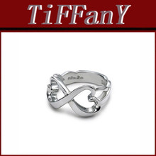 Conejo Tiffany (Tiffany) 8 anillo de palabras (para enviar una caja pequeña) presentes en su familia, novia