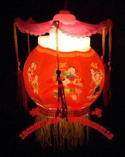  大量现货灯笼六角灯笼音乐灯笼装电池的灯笼新年灯笼儿童活动灯笼