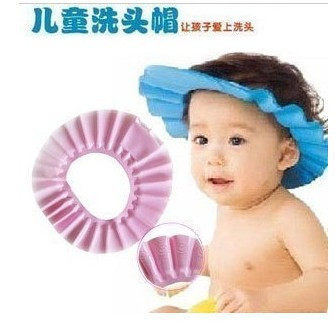 袋鼠宝宝正品洗发帽/幼儿浴帽/儿童洗头帽
