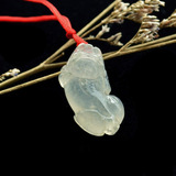 J-R081果敢翡翠A货翡翠玉貔貅挂件 冰种翡翠小貔貅吊坠 神兽宝宝