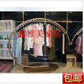 服装架服装展示架服装店衣架展示架落地架服装店货架中岛架F004