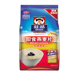  【天猫超市】桂格即食燕麦片经典原味1478克/袋 杂粮粗粮无糖食品