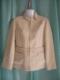 断码米色立领收腰外套58元