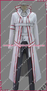 圣旗龙1225 cosplay服装 神域 桐人 血盟骑士团团服