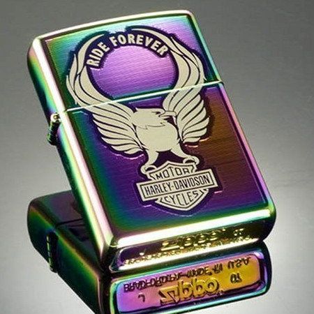 【皇冠信誉】㊣正品如假包退★ZIPPO 24294 哈雷幻彩鹰 商务礼品