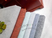 手工材料*服装布料百搭外贸，色织棉麻布*(6色入)12