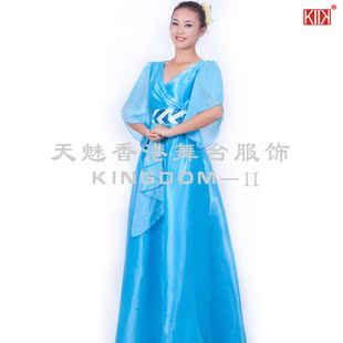 <em>合唱</em>服 加大码 连衣裙 七一<em>红歌合唱</em>演出服 中老