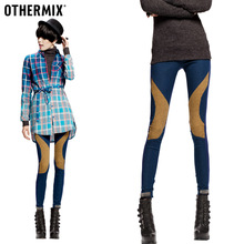 七格格潮牌Othermix 2011秋冬新款加厚个性拼接打底裤 12T30071