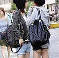 2011人气宝贝时尚韩版流行菱格单肩斜挎两用包 W145