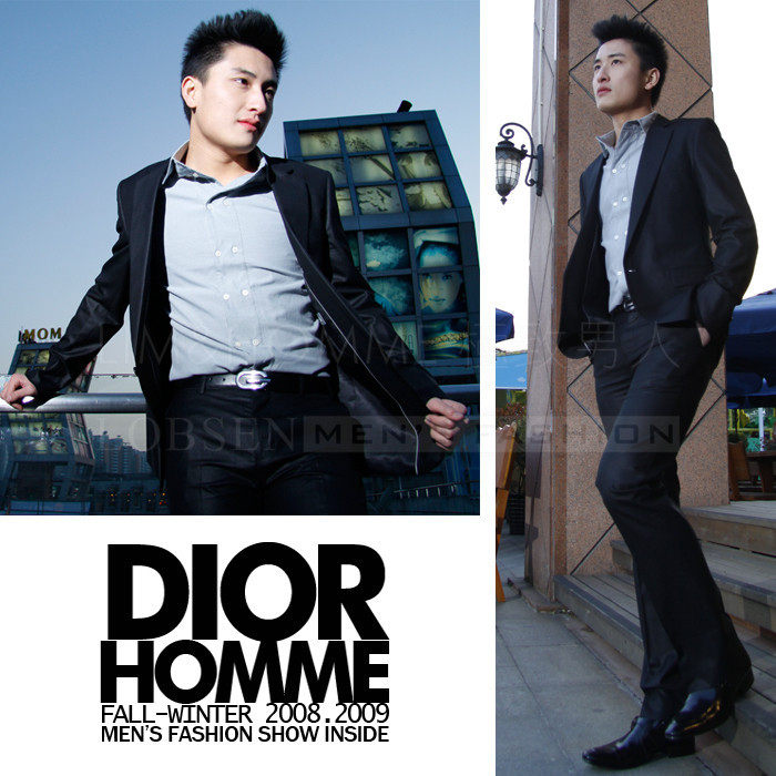 DIOR HOMME��˿�޺�ɫ������װ��װ ����
