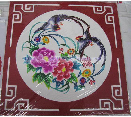 外事礼品商务礼品,中国剪纸画轴《十二<em>生肖</em>纳