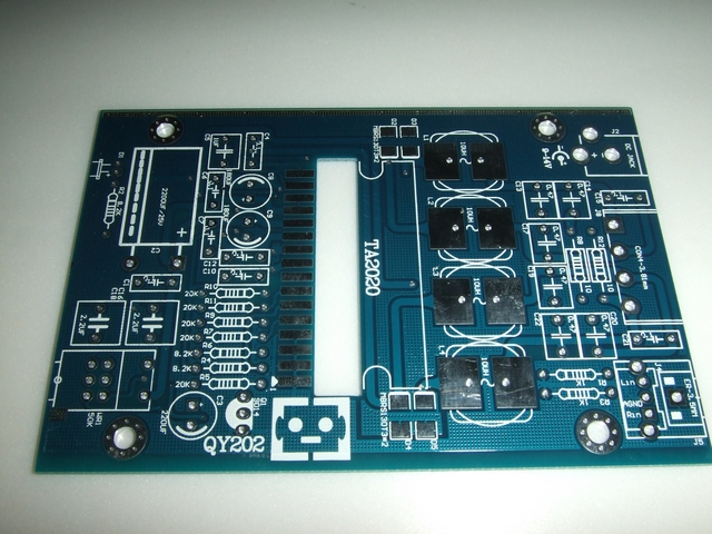 放电源,第二版本TA2024 T类数字功放PCB空板
