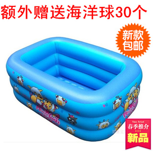 婴幼儿童游泳池小孩n宝宝波波池球池送海洋球成人充气大号加厚包