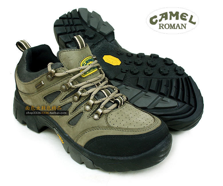 【无理由退换】正品骆驼camel 低帮登山鞋8007 卡其/黄棕/灰 3色