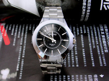 Negocio luminosa moda reloj de cuarzo especial regalos de mesa de acero [54772] modelos masculinos tomadas en clase