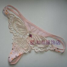 秒杀 仅8毛 赔钱赚人气【低腰 蕾丝 镂空】女士内裤 性感 丁字裤