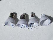 led灯杯外壳节能灯散件套件，led射灯球泡灯外壳散件