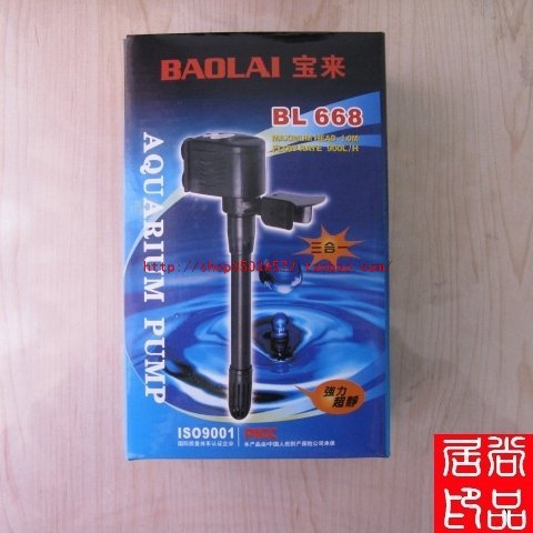 【尚品水族】闽江水族宝来BL668潜水泵 10W|msdalam kategori haiwan peliharaan/makanan haiwan dan bekalan, Aquarium World, tangki ikan akuarium dan kelengkapan lain, peralatan penapisan - dari Buy2taobao.com untuk memberikan perkhidmatan ejen Taobao profesional membeli