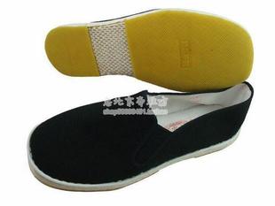  正品 宫内老北京布鞋纯手工纳底千层底 胶片舒适透气传统休闲男鞋