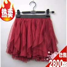2011秋冬裙子迷你超短裙 蛋糕裙蓬蓬裙 纱裙半身裙子打底裙 女裙