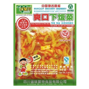  【天猫超市】味聚特爽口下饭菜138g