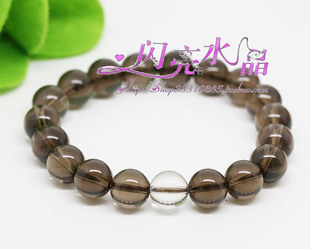 【三皇冠信誉】星座开运水晶手链◇巨蟹座茶水晶配白水晶手链