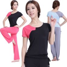 梵歌纳品牌正品12春夏新款瑜伽服套装宽松大码半袖瑜珈服特价包邮