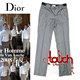 Dior Homme腰部拼色长裤