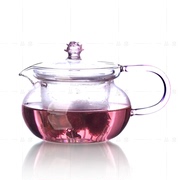 手工玻璃茶具带过滤滤网花茶壶精致泡茶壶可加热煮茶器花语香草壶