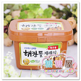 糖糖屋进口零食特产食品韩国大豆酱-酱汤500(565)g