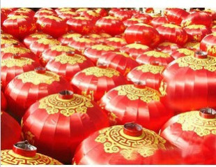  大红灯笼串 蜂窝纸灯笼 龙年春节新年装饰 大号婚庆结婚灯笼批发