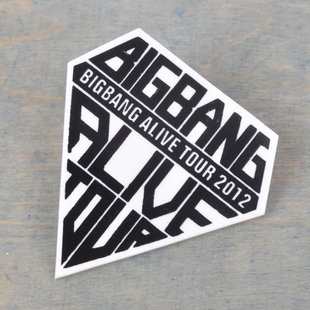  bigbang 5辑 BLUE ALIVE 同款 周边 亚克力 异形徽章 HZ265