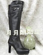 2010新款百丽女靴 牛皮长靴 专柜正品 3IG80 防水台高筒靴368元