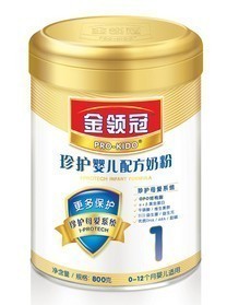  包邮！伊利金领冠珍护婴儿配方奶粉 1段 800g/听年1买三赠一