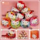 日本限定hello kitty和服招财版随身携带迷你化妆镜
