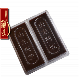  山东东阿县阿胶块250g 可打粉制固元膏 补血固元糕