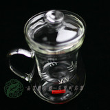明尚德 手工耐热玻璃茶杯 瘦身型三件杯（450ml） 6130  到货