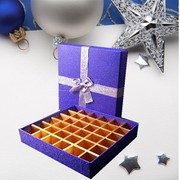 36格光点巧克力盒礼物盒费列罗礼盒(罗礼盒，)批喜糖盒方diy4色发光